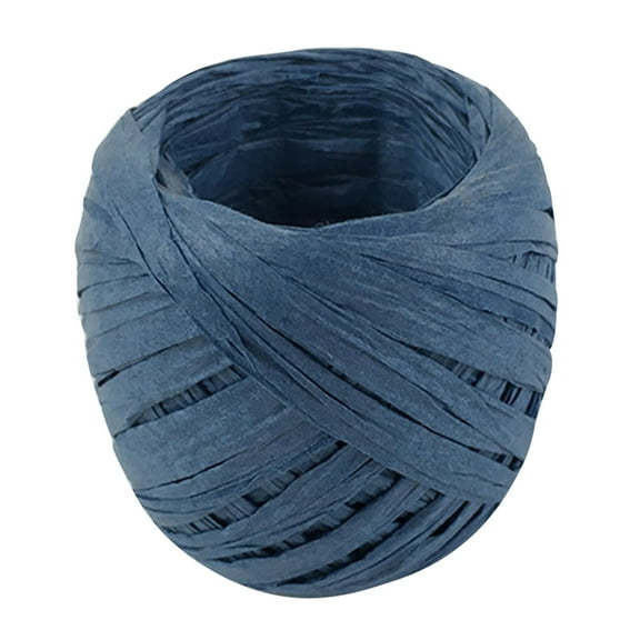 HHGBAD Raffia Ribbon, Biodegradable Matte Paper, Versatile Craft String, Ideal for Gift Wrapping, Decoration, DIY Projects, Festival Packing, Bouquets, and Hamper Boxes
