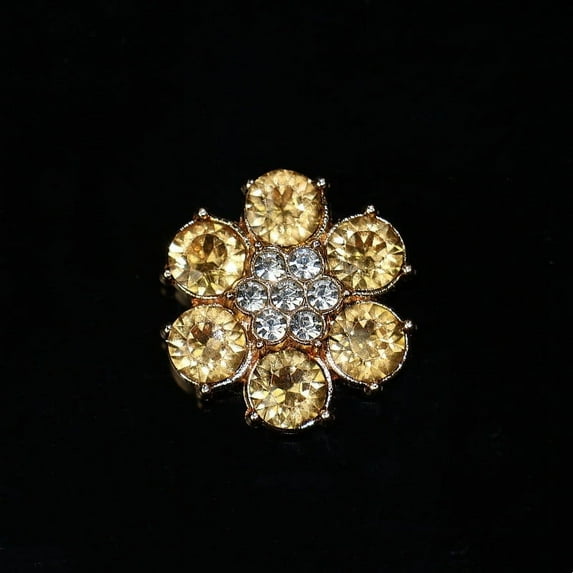 HHGBAD Rhinestone Button Covers for Women - Detachable Crystal Shirt Button Clips - Decorative Fashion Accessories for Clothing, Wedding Attire, and Crafts