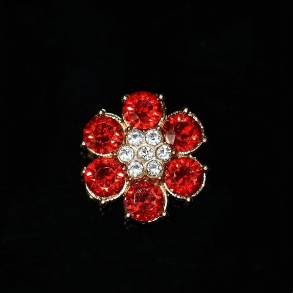 HHGBAD Rhinestone Button Covers for Women - Detachable Crystal Shirt Button Clips - Decorative Fashion Accessories for Clothing, Wedding Attire, and Crafts