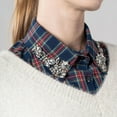 thumbnail image 1 of HHGBAD Rhinestone Detachable Collar, Stylish Half Shirt Blouse, Effortless Layering, Perfect for Holiday Gatherings, Ideal for Fashion-Forward Women, 1 of 5
