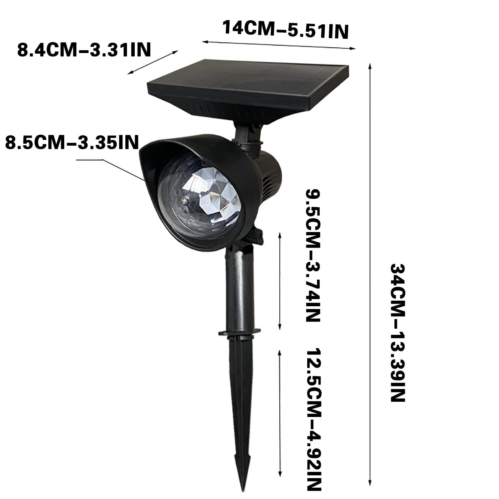 HHGBAD Solar Christmas Projector Lights, Remote Control, Colorful LED ...
