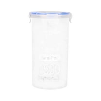 HHGBAD Storage Container, Sealed Plastic Can, Food Storage Box, Transparent Kitchen Organizer, Freshness Preservation, Ideal for Grains, Snacks, and Dried Goods Storage