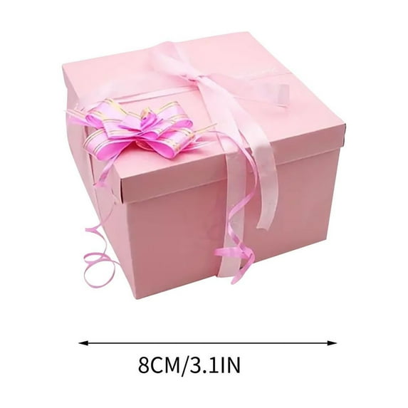 HHGBAD Surprise Explosion Gift Box, Handmade Keepsake, Customizable Surprise Mechanism, Perfect for Birthdays Anniversaries and Special Occasions, Create Memorable Experiences