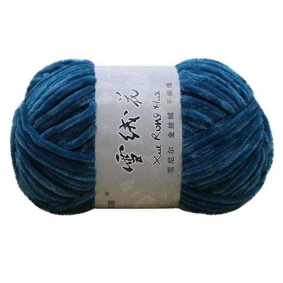 HHGBAD Velvet Medium Thick Wool Thread, Soft Durable Yarn, Versatile DIY Crafting Supplies, Perfect for Sweaters, Scarves, Hats, Gloves, 180m Length, 59ft