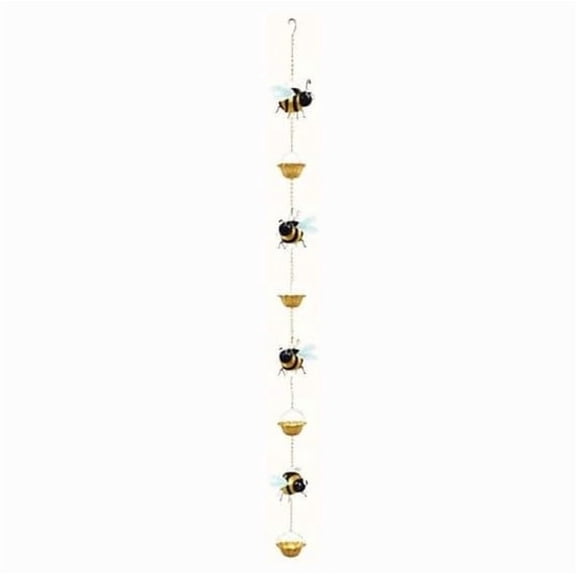 HHGBAD Whimsical Rain Chain, Decorative Garden Accents, Functional Downspout Guide for Rainwater, Perfect for Patios and Porches, Ideal for Outdoor Enthusiasts