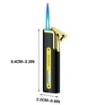 thumbnail image 1 of HHGBAD Windproof Metal Torch Lighter - Adjustable Flame Butane Lighter for Cigarettes and Outdoor Use - Portable Multi-Purpose Design for Cooking, Camping, and Candles, 1 of 7