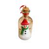HHGBAD Personalized Voice Recording Christmas Snowman, Unique Holiday Greeting Glass Ornament, Heartfelt Keepsake for Festive Decor, Memorable Gift Idea for Friends and Family