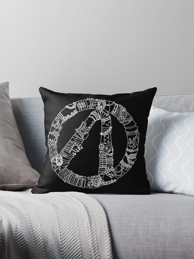 HHH-Borderlands-Psycho-Vault-Symbol-White-Outlines-Throw Pillow Covers ...