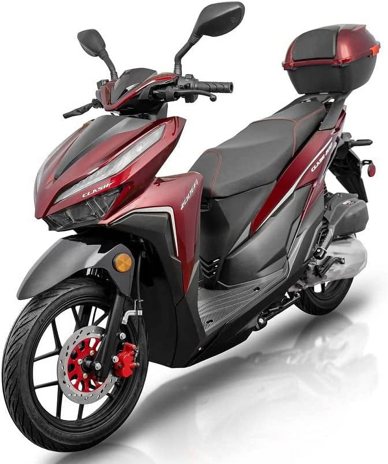 HHH CLASH 200 EFI deluxe Gas Powered Street 200cc Scooter moped for ...