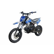 HHH DB-14 DLX 110cc Dirt Bike Fully Automatic Off Road Pit Bike Gas bike Dirt bike for youth Blue