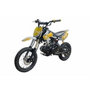 HHH DB-14 DLX 110cc Dirt Bike Fully Automatic Off Road Pit Bike Gas bike Dirt bike for youth Yellow
