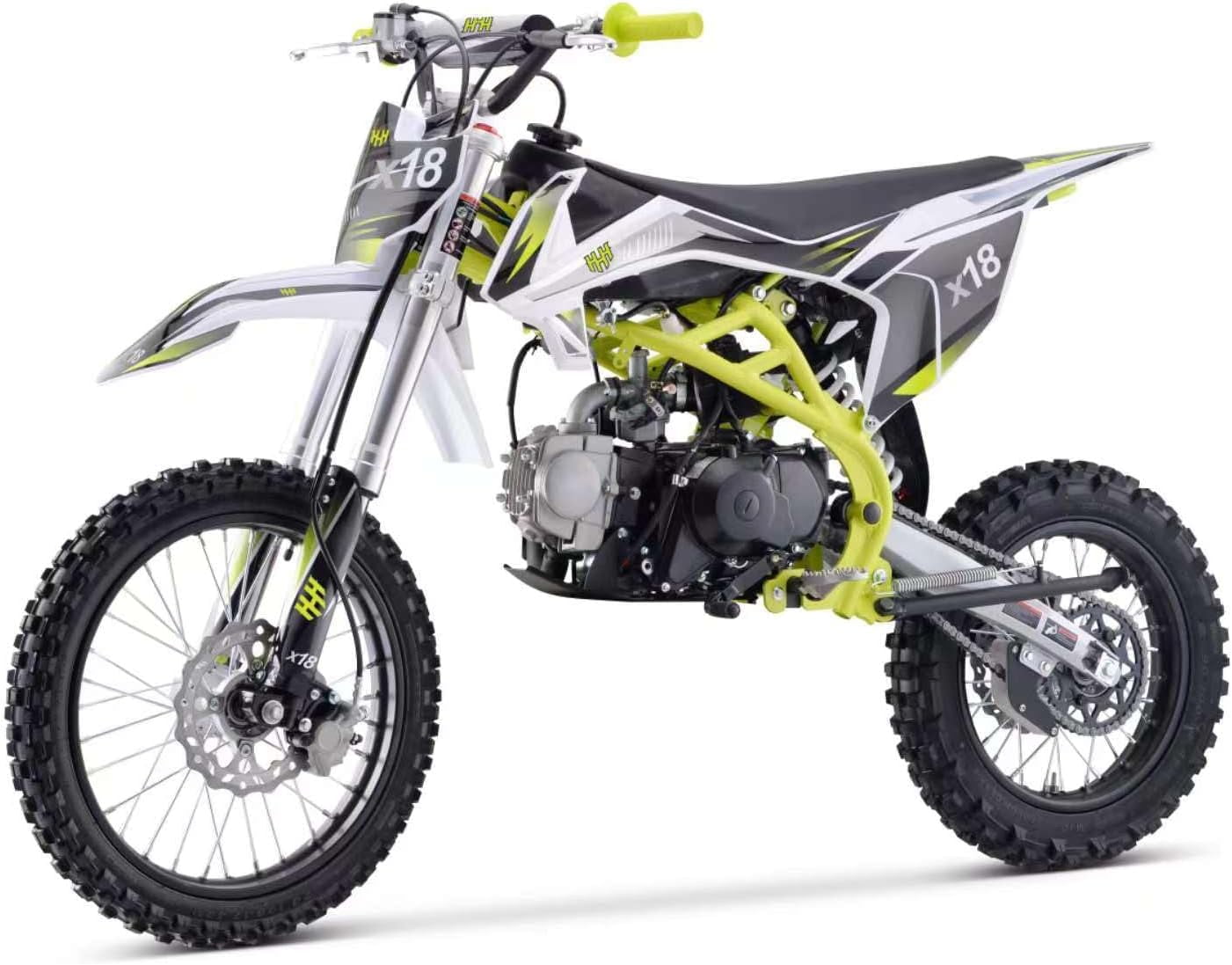 HHH DB-X18 Gasoline 125cc Dirt Bike for Youth ( Green ) ( factory