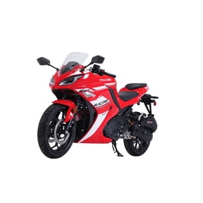 HHH FALCON 200cc EFI Motorcycle Gas CVT Automatic Adults Sports Racing Street Bike ( Red ) ( Factory Packaged )