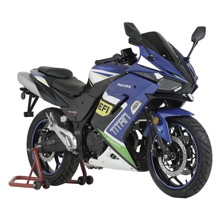 HHH Fully Assembled and Tested Upgraded Titan 250 EFI Motorcycle