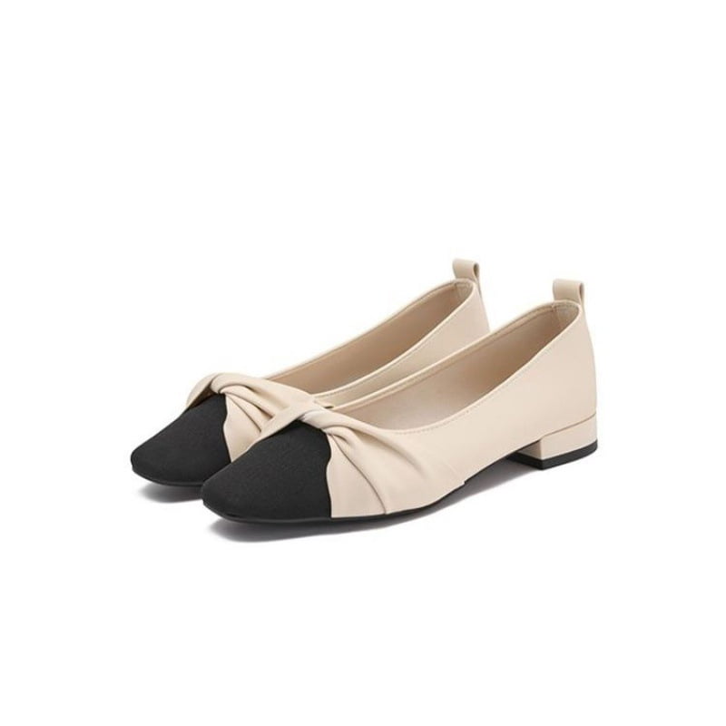 Women Summer Solid Soft Leather Low Heel Shoes main image 0