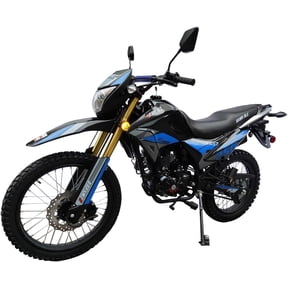 HHH Upgraded Hawk Deluxe 250 EFI (Electronic Fuel Injection) 250cc Endure 6 Speed Transmission Bike-Blue