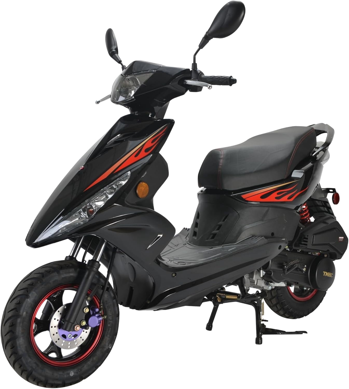 HHH Wave 150cc Fully Automatic Gas Street Scooter Moped for Adults 150cc Street Bike with 10" Aluminum Wheels -Blue