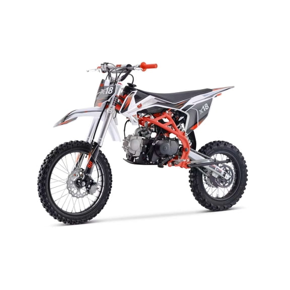 HHH X18 125cc 4-Stroke ‎Gas Powered Dirt Bike-Red