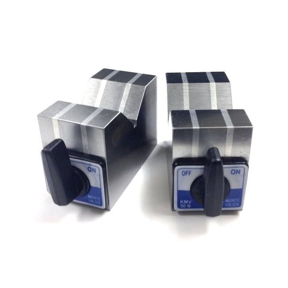 Hhip Aluminum Cast Magnetic V-Block Set 4X2X3 3402-0900