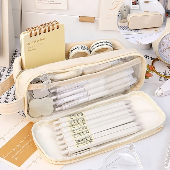 HHJZPR Round Cylindrical Metal Mesh Pen Holder, Iron Mesh Desktop Stationery Storage Caddy, Simple Desk Organizer for Pens, Pencils, Scissors & Small Office Accessories