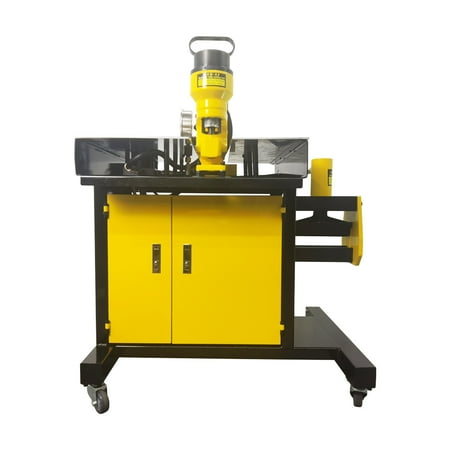 HHM-200H 3 in 1 Electric Hydraulic Busbar Processor Cutter Bender Hole Puncher 110V