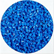 HHNOU 2.6Mm 10000Pcs Loose Mini Fuse Beads Bulk Refill Kit Stress Relief Pixel Art 3D Craft Melting Beads for Diy Decor Crafts Creative Handmade Projects Royal Blue