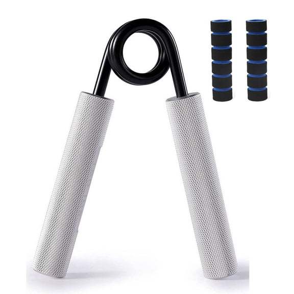 HHNOU 7 Pack Metal Hand Grip Set, 50Lb-350Lb 7 Levels No Slip Heavy-Duty Grip Strengthener with Gift Box, Great Wrist & Forearm Hand Exerciser, Home Gym, Hand Gripper Grip Strength Trainer