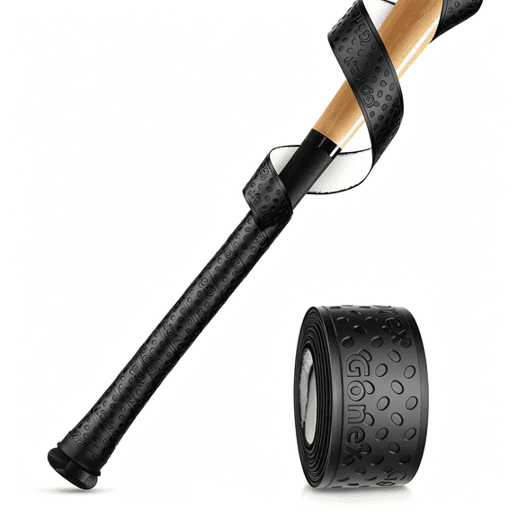 HHNOU Bat Grip Tape 1.1Mm Non-Slip Baseball Softball Grip | 40.16 Inch Length, Polymer Cushioning, Vibration Reduction, Full Adhesive Back, Fits Wood Alloy Composite Bats