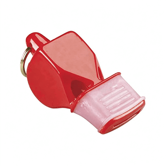 HHNOU Classic Whistle with Breakaway Lanyard-Red,115 Db Red Whistle(Single with Lanyard)