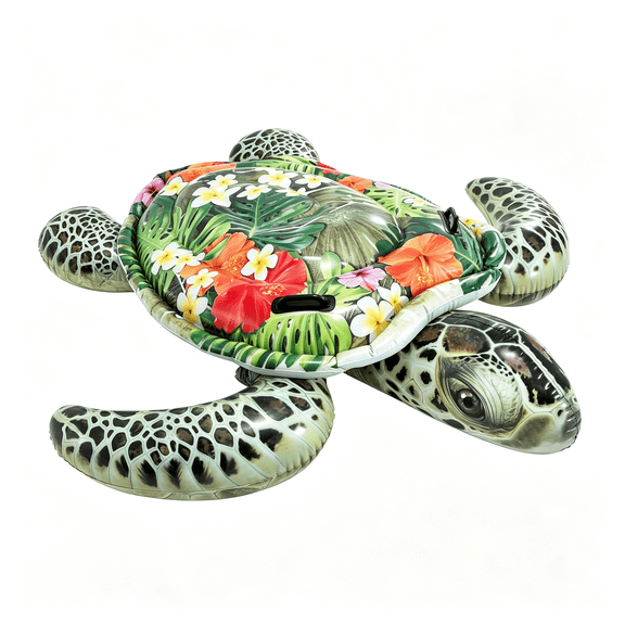 HHNOU Inflatable Turtle Turtle Pool Float 191X171Cm