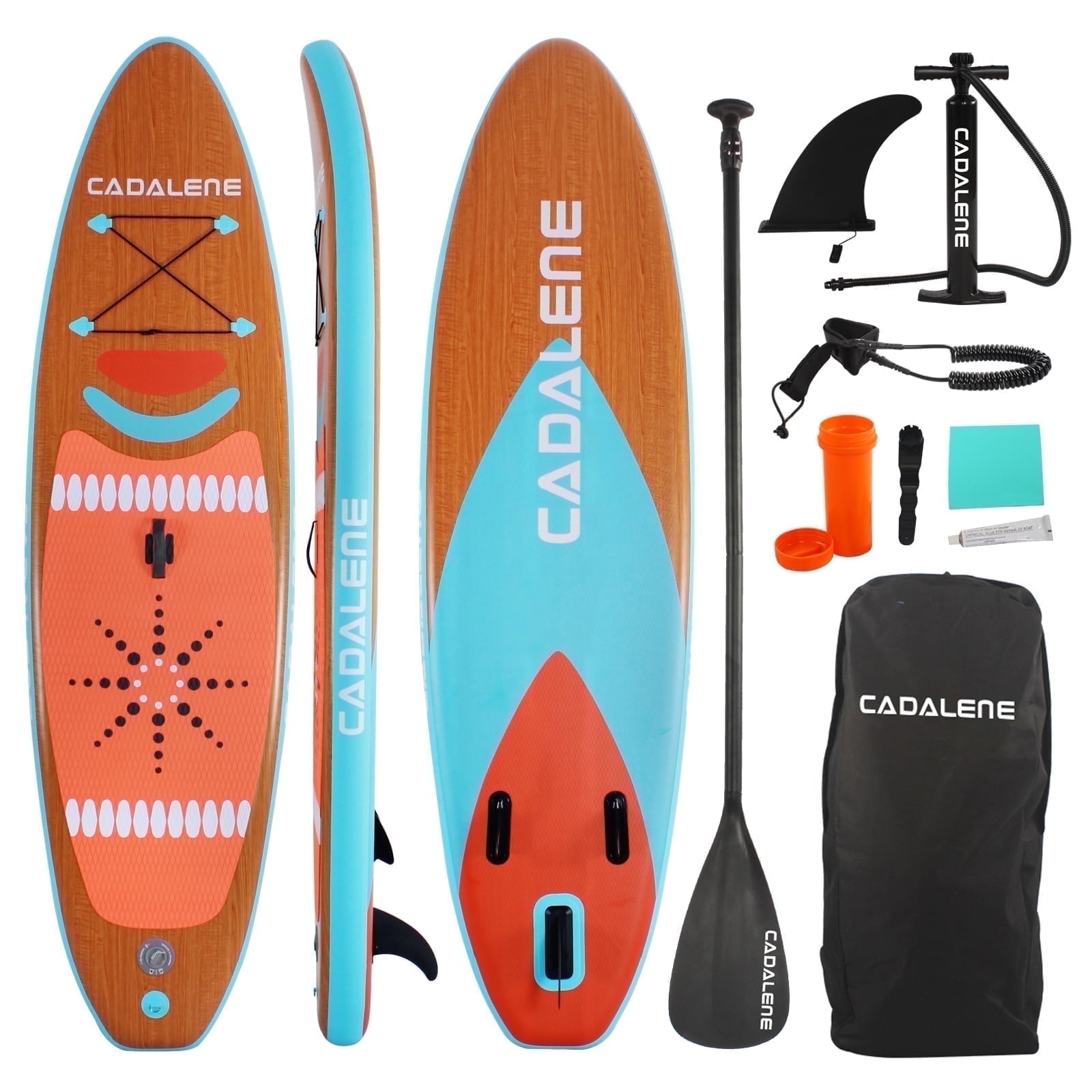 HHSJZWCY 10'Inflatable Stand up Paddle Board for Adults Youth, Lightweight & Portable SUP with Premium Accessories, Yoga, Fishing & Touring