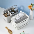 thumbnail image 1 of yuHome Shower Caddy Portable Plastic Bathroom Organizer | with Handle and Holes | Shower Basket Storage Tote | for Toiletry College Dorm Room, 1 of 6