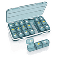 thumbnail image 1 of HHVB Pill Organizer 3 Times a Day with Moisture-Proof Design, Large Pill Box 7 Day Easy to Use, Portable Pill Case for Travel with Double Protection, Pill Containers for Vitamins, Medications, 1 of 6