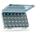 thumbnail image 1 of HHVB Pill Organizer 4 Times a Day with Moisture-Proof Design, Large Pill Box 7 Day Easy to Use, Portable Pill Case for Travel with Double Protection, Pill Containers for Vitamins, Medications, 1 of 6