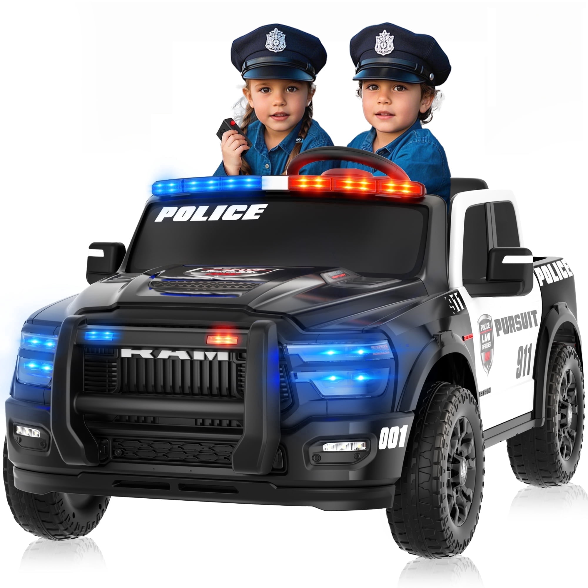 YunTopKids, Licensed Ram 2500 12 Volt Ride on Toys for Big Kids