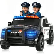 Licensed Ram 2500 24 Volt Ride on Toys for Big Kids, 2 Seater Electric Car for Kids with Remote Control, Bed Storage, Megaphone,4.3 Mph Max Speed