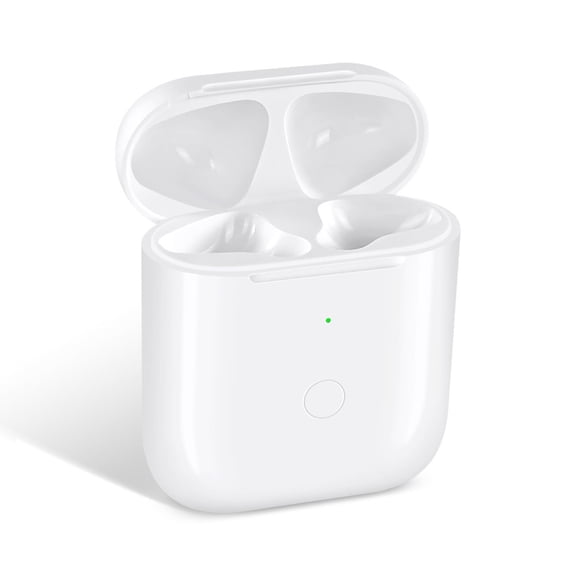 HHX Replacement Wireless Charging Case for AirPods 1 & 2, Compatible AirPods 1st/2nd Gen Charger Case with Bluetooth Pairing Sync Button, Only Charging Case Included