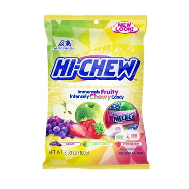 HI-CHEW Bag Original Mix 3.53oz (Assorted Mix of Strawberry, Grape, and Green Apple)