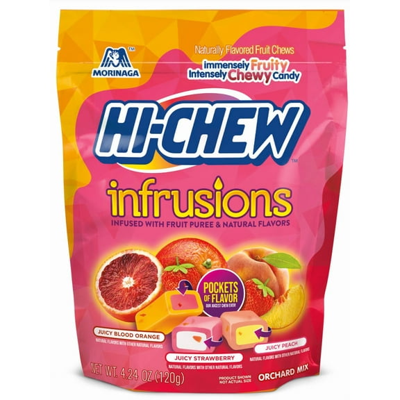 HI-CHEW Infrusions Chewy Candy, 4.24 oz, Stand up Pouch