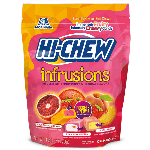 HI-CHEW Infrusions Chewy Candy, 4.24 oz, Stand up Pouch