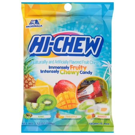HI-CHEW Mango, Banana, Melon Fruit Chews, 3.53 oz, Gluten-Free