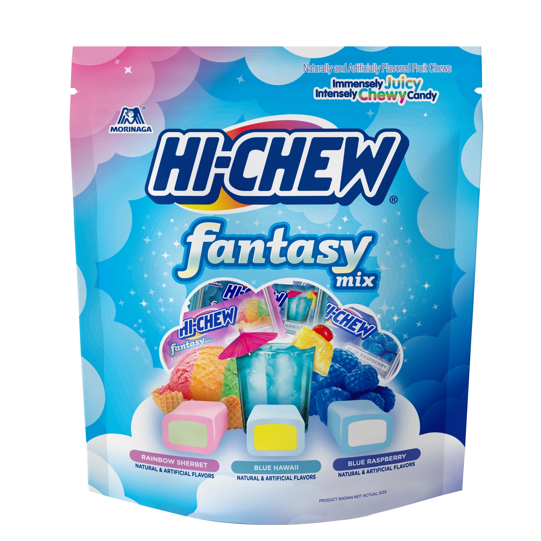 HI-CHEW Stand up Pouch Fantasy Mix Chewy Candy 6.6 oz