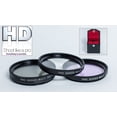 thumbnail image 1 of HI Def UV + Polarizer + Fluorescent 3-PC Filter Set for Nikon D3400 D5600 D3500 (55mm Compatible), 1 of 6