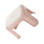 HI.FANCY Plastic Step Stool Non-Slide Thick Stools Shoe Changing Seat Furniture Bench Bathroom Bedroom Toilet Kindergarten Pink S