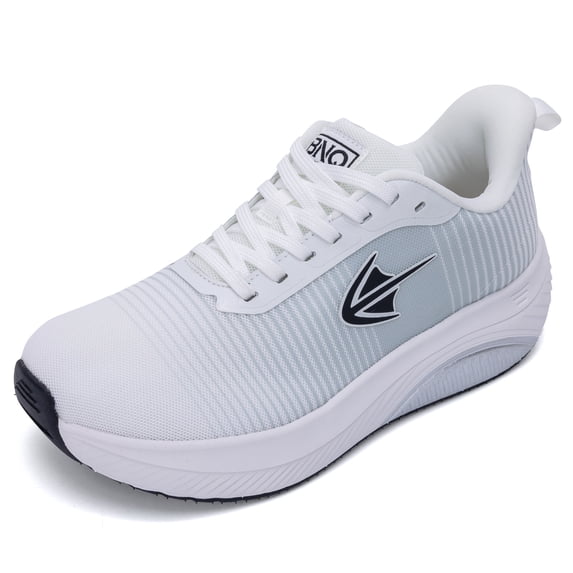 HI HATIDE Wide Toe Box Shoes Women Arch Support Walking Shoes for Plantar Fasciitis Wide Width Orthotic Tennis Sneakers