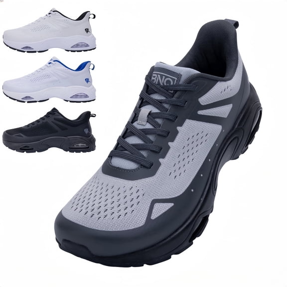 HI HATIDE Men's Orthotic Walking Shoes Wide Toe Box Arch Support Size 11