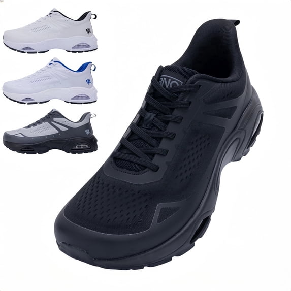 HI HATIDE Men's Orthotic Walking Shoes Wide Toe Box Arch Support Size 12
