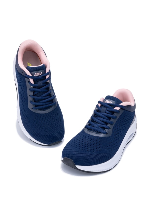 Women's Wide Toe Box Orthopedic Walking Shoes with Arch Support for Plantar Fasciitis Foot Pain Relief Comfort