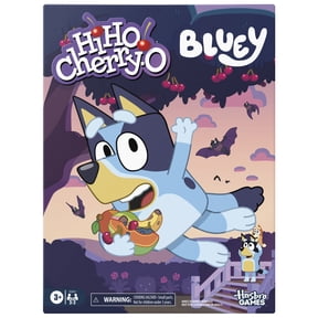 Hi Ho! Cherry-O Bluey Board Game, Counting and Numbers Birthday Gifts, Preschool Kids Games, 3+