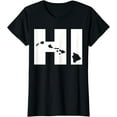 thumbnail image 1 of HI Hawaii map T-Shirt, 1 of 3
